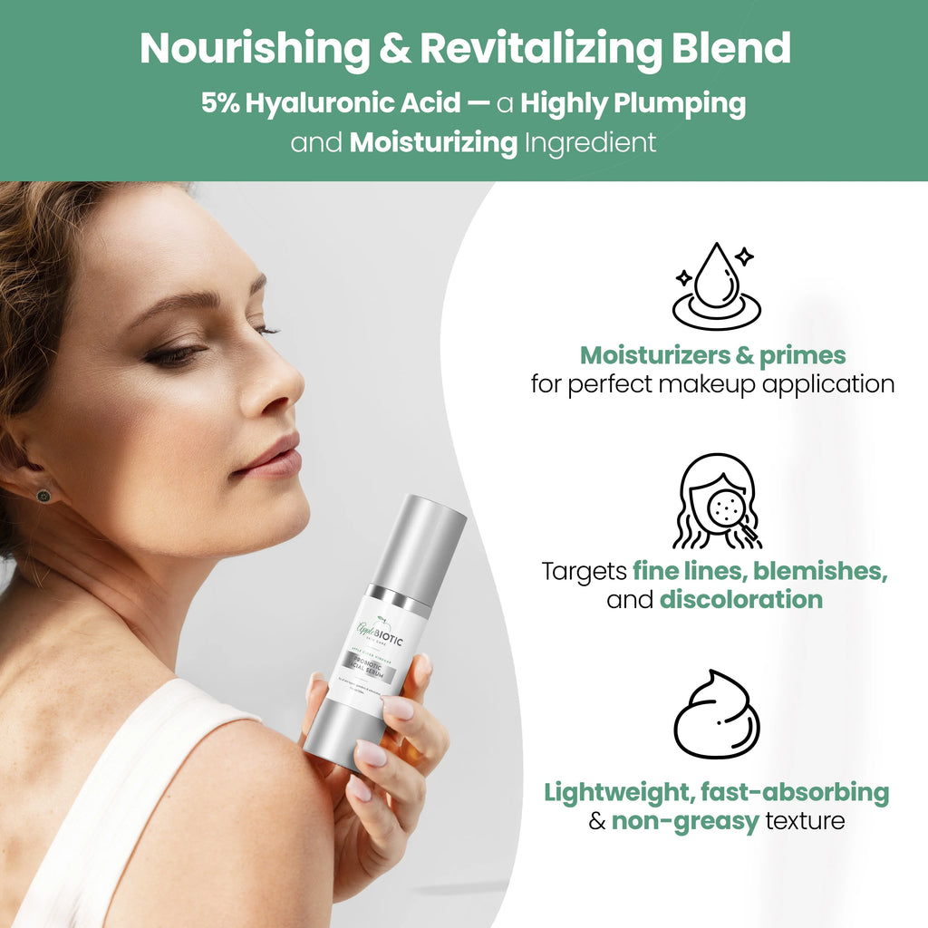 Vinegar Acid Applebiotic with Facial Apple Serum Hyaluronic Probiotic Cider