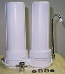 Water KDF/GAC Double Crystal Filter Ceramic Supply Clear Countertop Custom & by