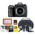 (Black) Body Accessory Mark with Pentax Bundle Camera and III Hard K-3 Monochrome Card Bundle Drive Memory