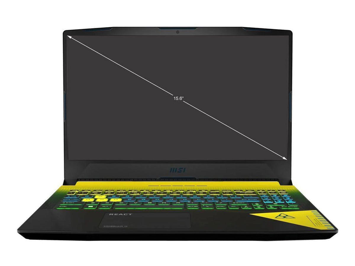 i7 16 B12UGZ-050 12700H Gen Laptop TB 12th 1 MSI (Crosshair - Laptop 15 Intel - (2.30GHz) DDR4 Hz 11 - PCIe GPU Gaming RTX 165 SSD - R6E GeForce 3070 - GB Core Home ) - 15.6" - 64-bit Windows NVIDIA