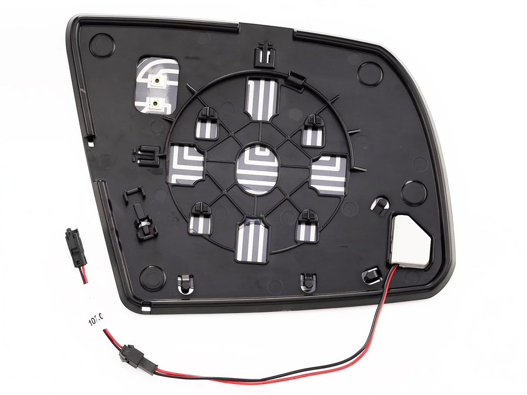 Exterior APA View for Tundra Mirror 879060C010 Sequoia Side TO1324132 2014-2021 Rear 2018-2022 Blind Replacement Heated Left Spot Driver with Power Detection Glass
