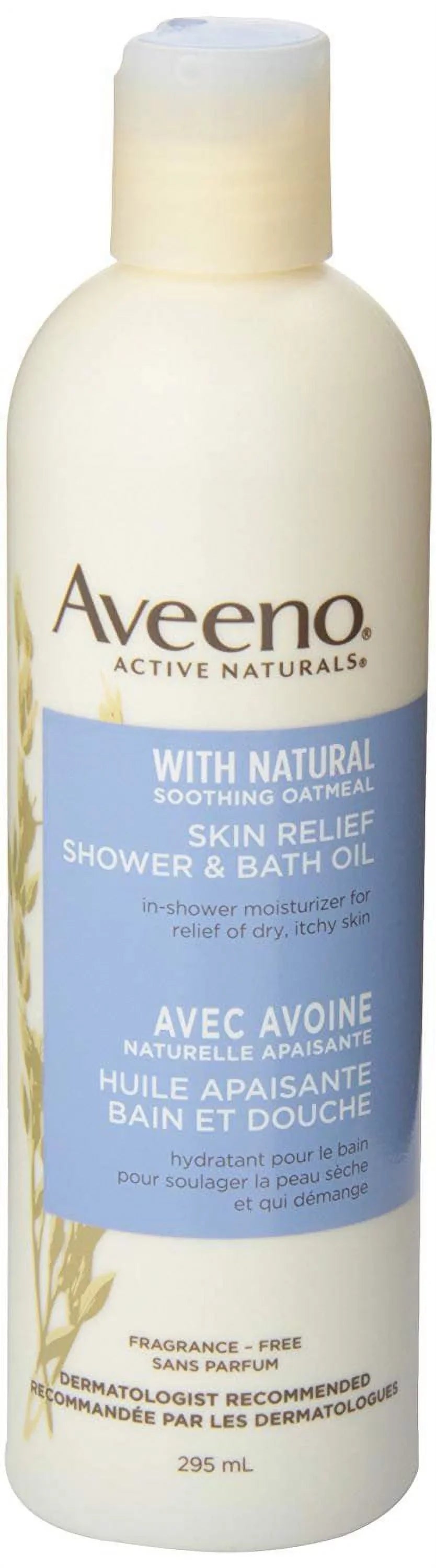 10 oz Aveeno Shower Bath Relief Oil Skin