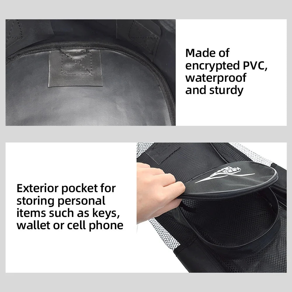 Fins bag,Pvc Fins Fins Portable KEEP Fins storage Pvc DIVING With Pvc Fins With