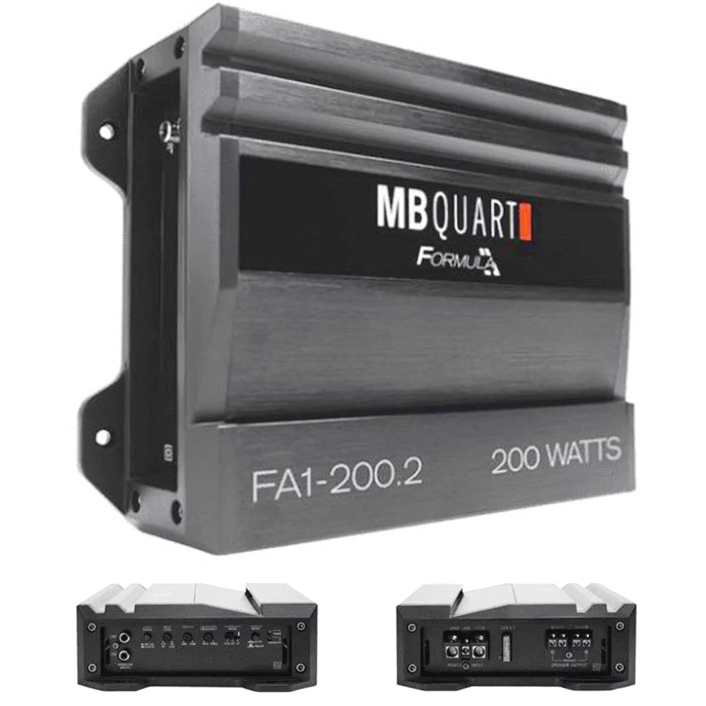 Amplifier Audio FORMULA Car FA1-200.2 Channel Bundle 200 Quart MB Watt 2 Amplifier