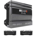 Amplifier Audio FORMULA Car FA1-200.2 Channel Bundle 200 Quart MB Watt 2 Amplifier