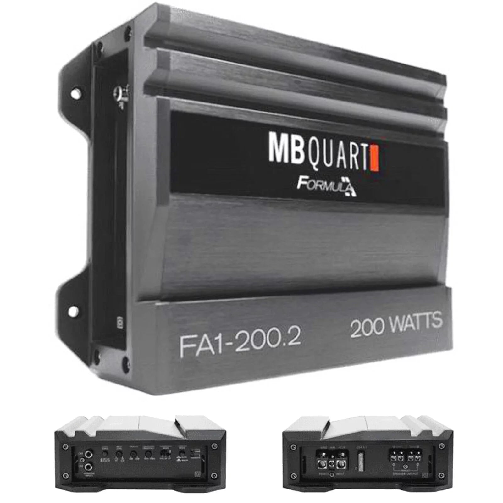 Amplifier Audio FORMULA Car FA1-200.2 Channel Bundle 200 Quart MB Watt 2 Amplifier