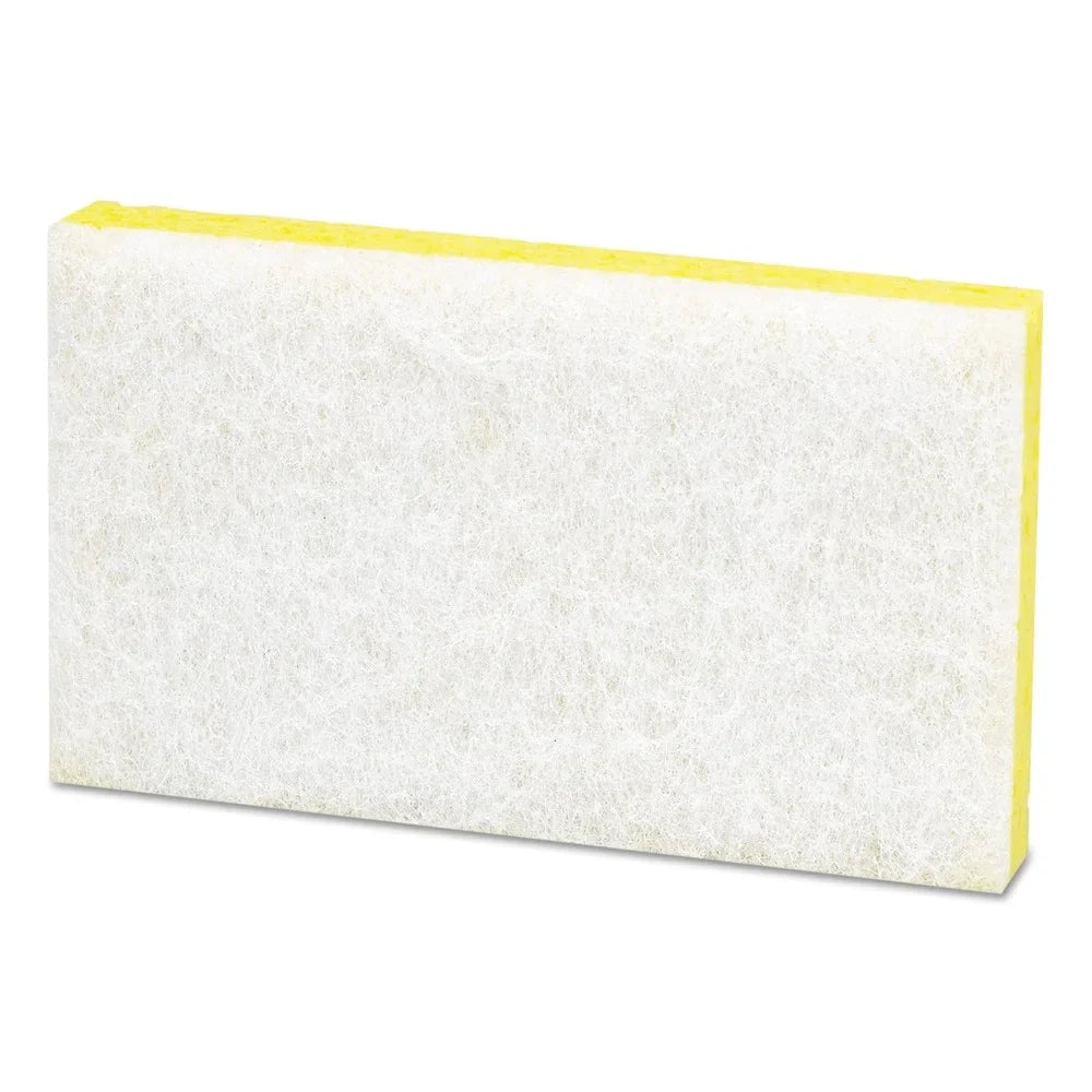 PROFESSIONAL in. Yellow/White 0.7 in. - #63 Scotch-Brite Thick Sponge 3.6 63 6.1 in. x (20/Carton) Light-Duty Scrubbing