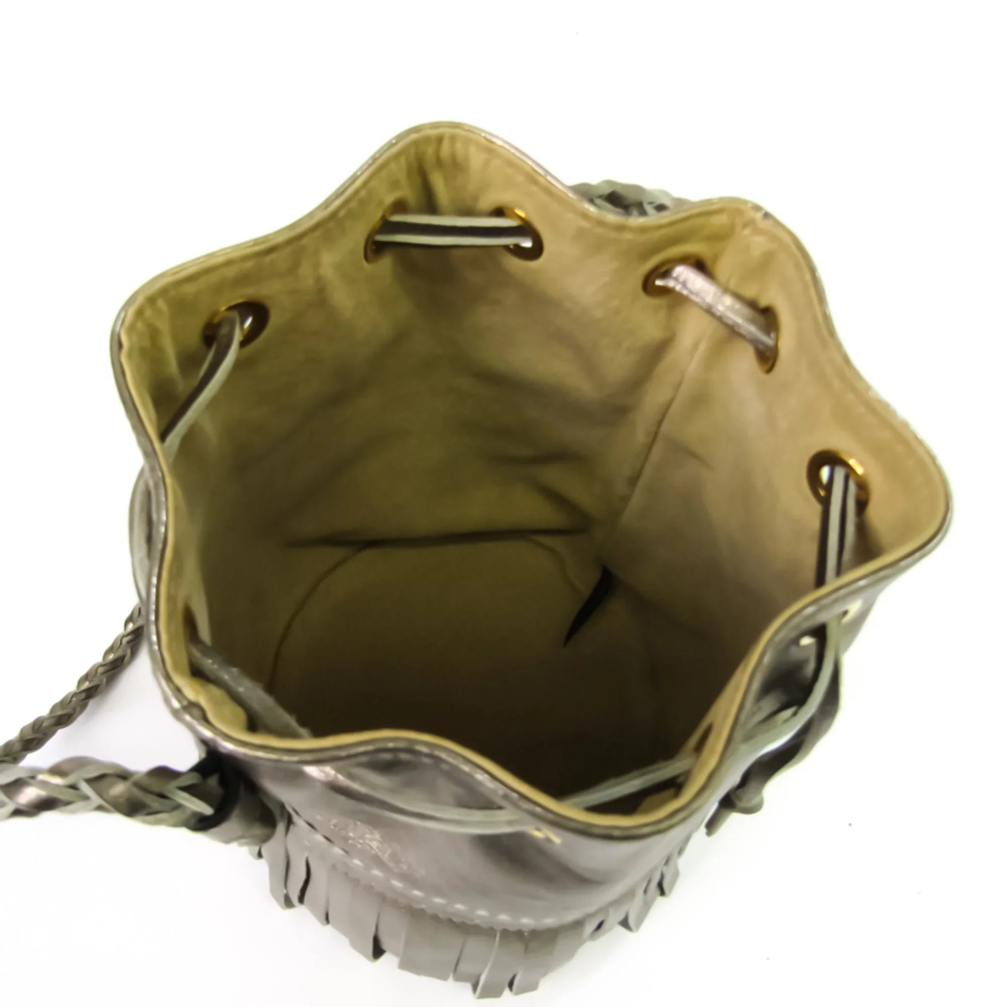 Women's Davidson Bag (Good) Handbag,Shoulder Pre-Owned Gold S Carnival Leather J&M