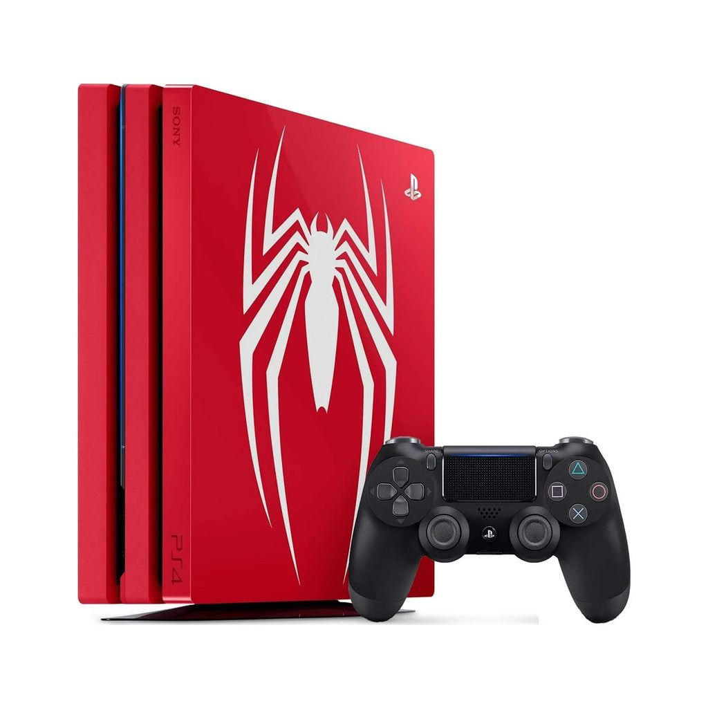 1TB Limited New Sony Gaming with 2 Axtion Cable Pro 4 Console Spider-Man Like Edition Dock Controller HDMI PlayStation Charging Bolt