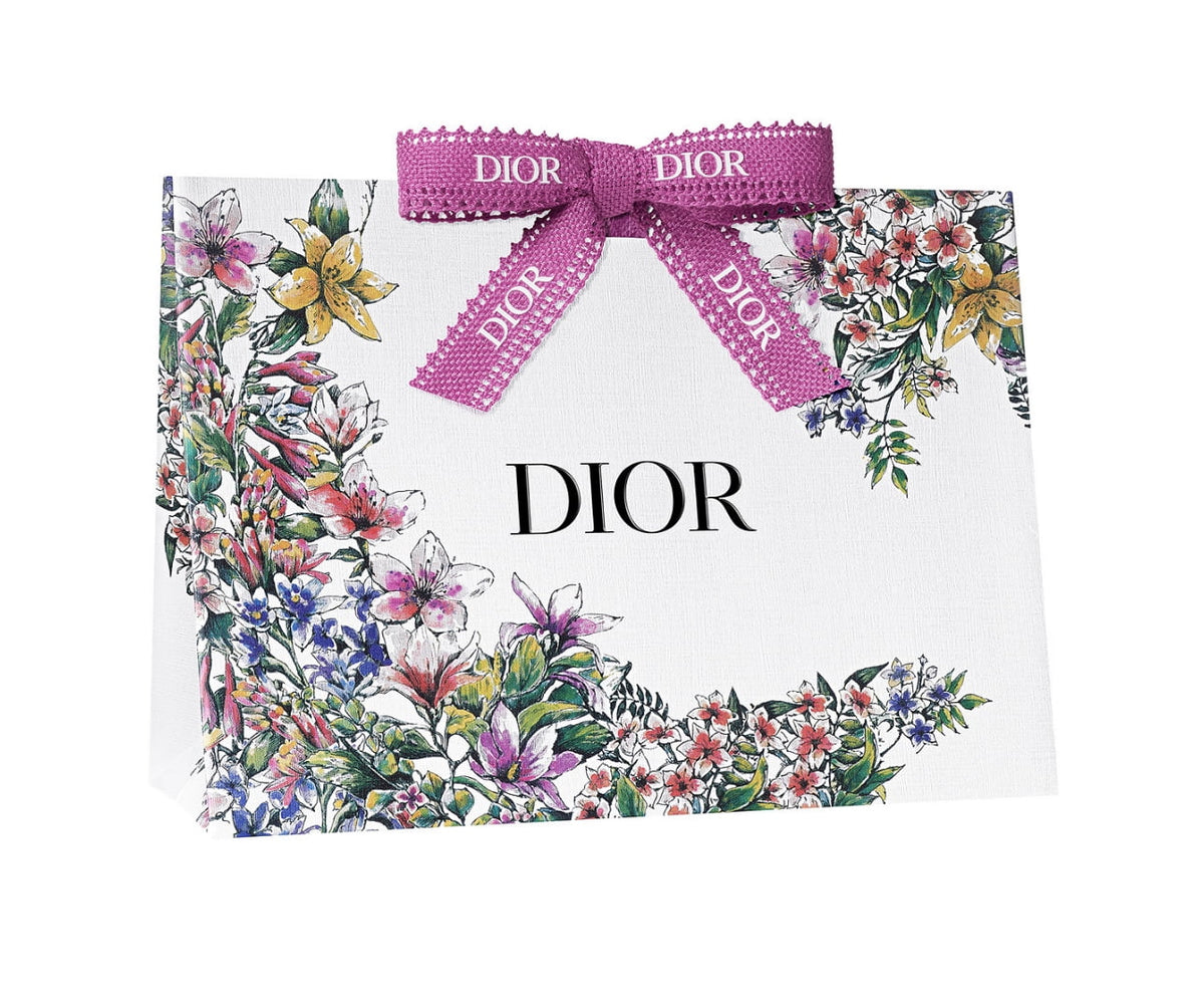 Collection Paper Ribbon Medium Pink Bag Gift Bag Dior Shopping Blooming New Boudoir Size