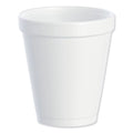 Dart Cups, 8 oz, White, 40 Bags/Carton Foam Drink 25/Bag,