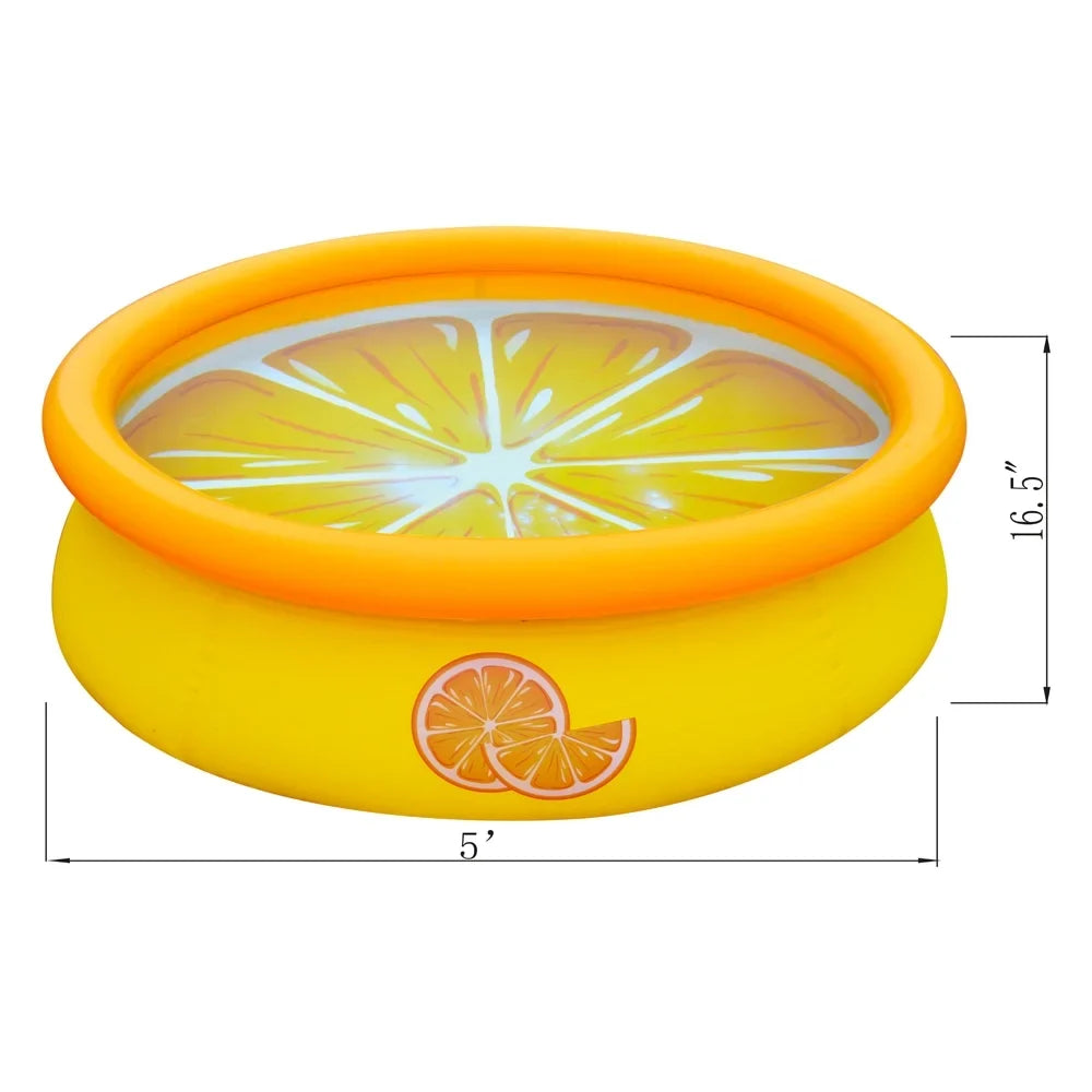 Pool & Set Pack) Prompt JLeisure Inflatable (2 Orange Swimming Outdoor