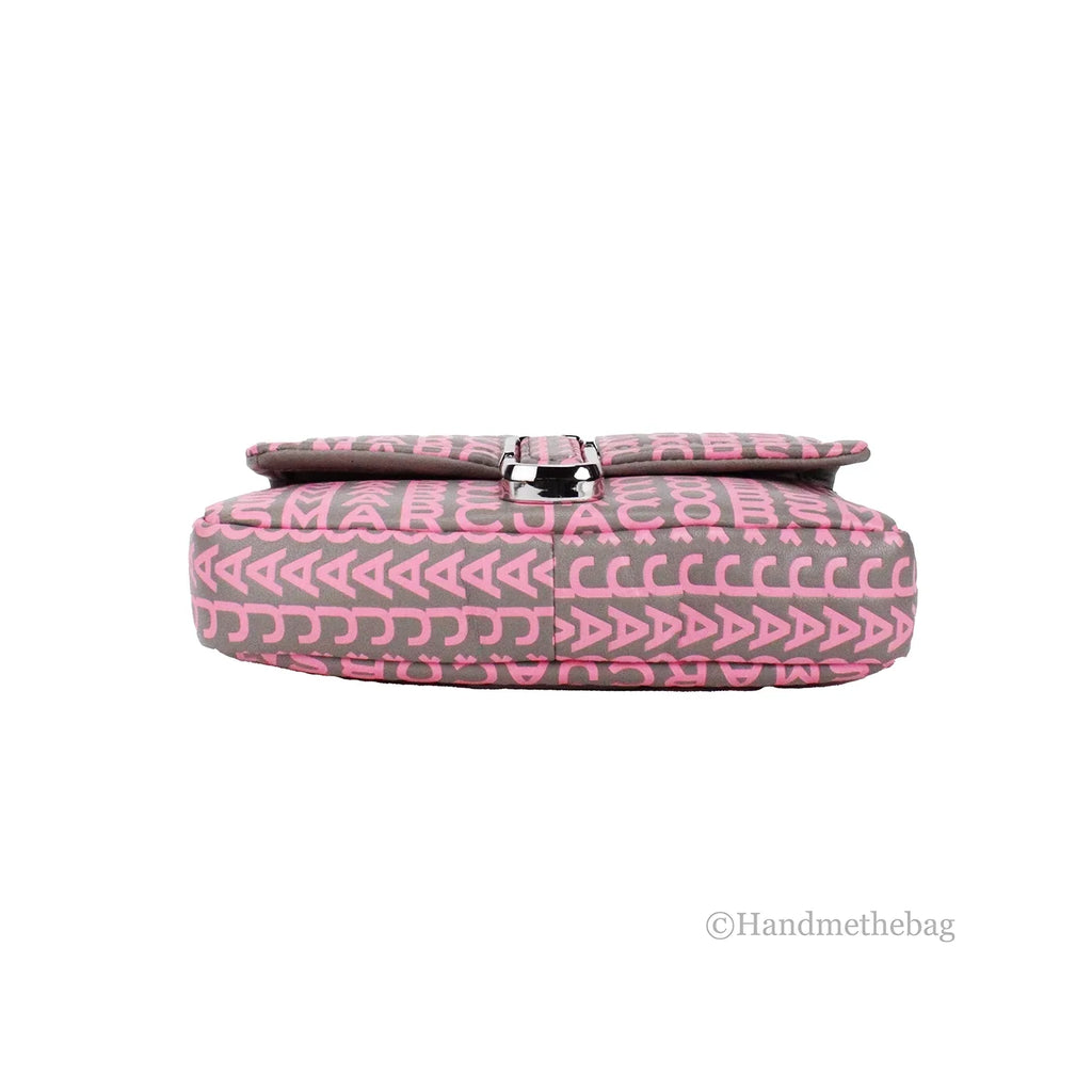 Shoulder Marc Monogram Crossbody Jacobs Pink Bag Neon J Marc Mini The Leather