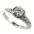 Incontro Ring (Good) Pt950 Pre-Owned 0.46ct BVLGARI 5.1g Ladies Platinum Bvlgari D'Amore Diamond