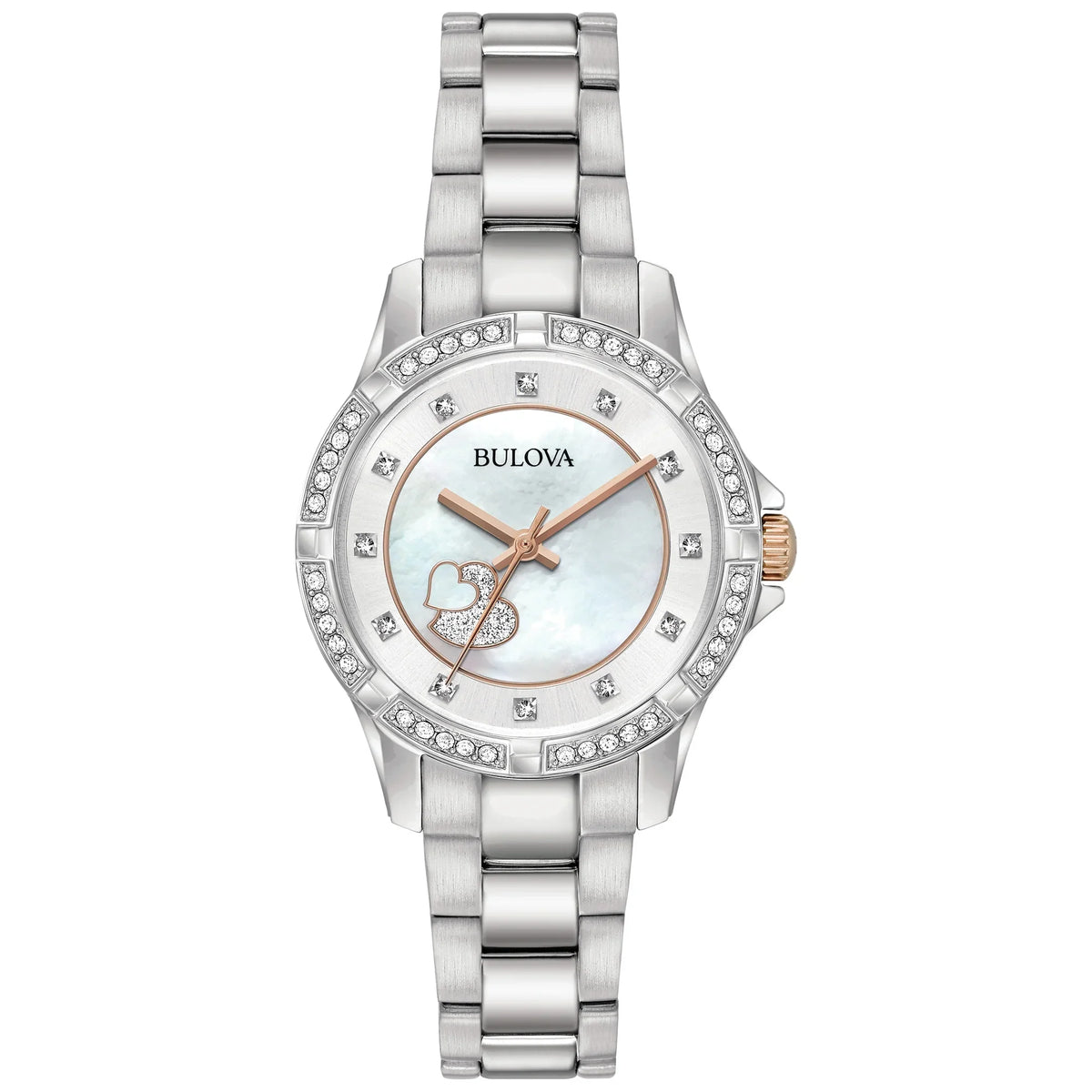 Pearl Watch Collection Crystal - Bulova Dial Women's 98L232 Mother Of