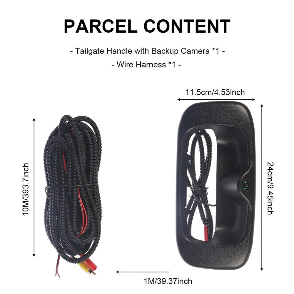 High Replacement Kydely Handle Waterproof Camera GMC View Silverado/Sierra Tailgate Chevy Rear Resolution