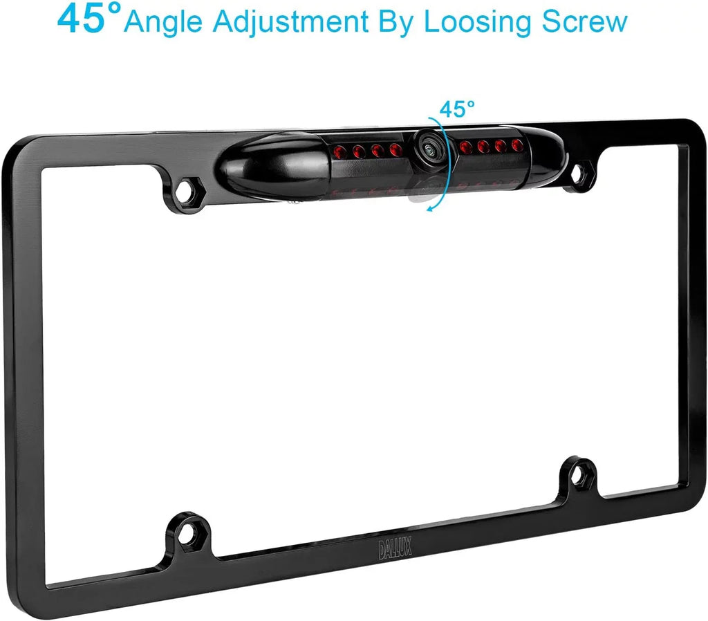 Rearview JVC Black KW-M950BW Camera KWM950BW License for Backup Frame Plate