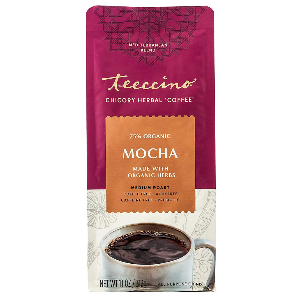 Coffee (Pack Medium Ground, ounce Teeccino Mocha 11 6) Roast of Herbal Chicory