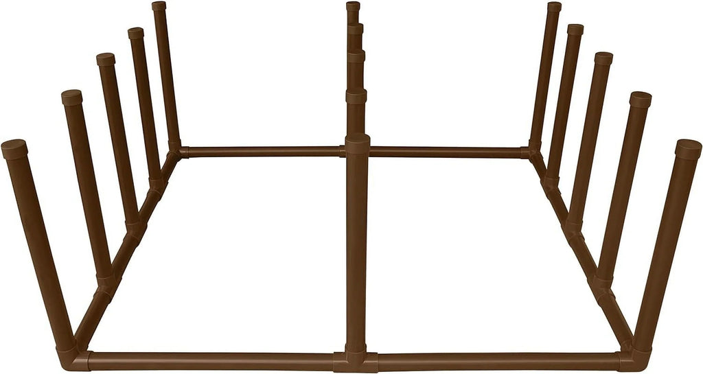 Rack for Floats, Bar Noodles, Organizer and L (Brown) Brown (61" Storage Poolside 26.5" H), 12 Paddles, x Float QIXIAN Towels, Raft Style x 44" - 664413 W Surfboards,