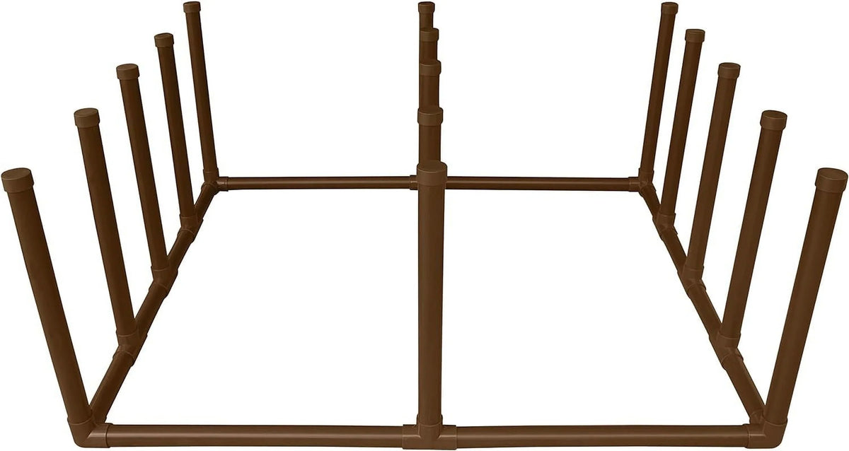 Rack for Floats, Bar Noodles, Organizer and L (Brown) Brown (61" Storage Poolside 26.5" H), 12 Paddles, x Float QIXIAN Towels, Raft Style x 44" - 664413 W Surfboards,