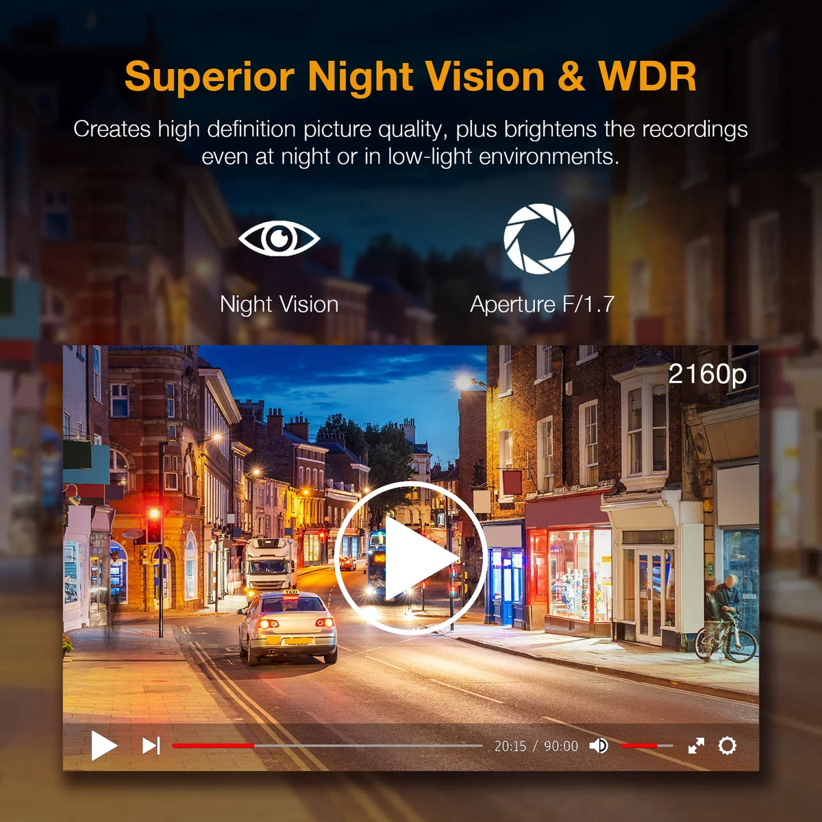 Rexing GPS w/Wi-Fi and Ultra HD Car Cam Dash V1GW-4K