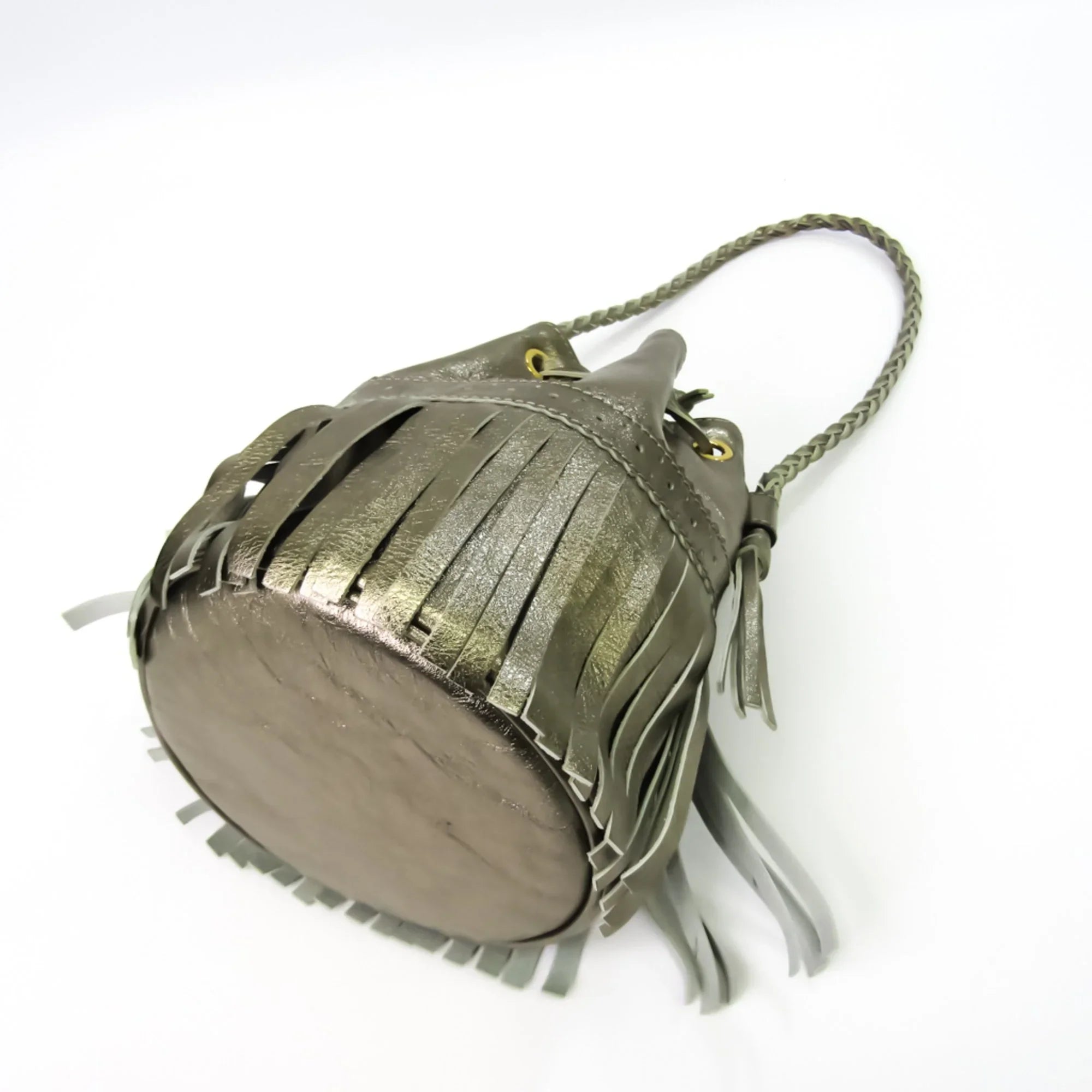 Women's Davidson Bag (Good) Handbag,Shoulder Pre-Owned Gold S Carnival Leather J&M