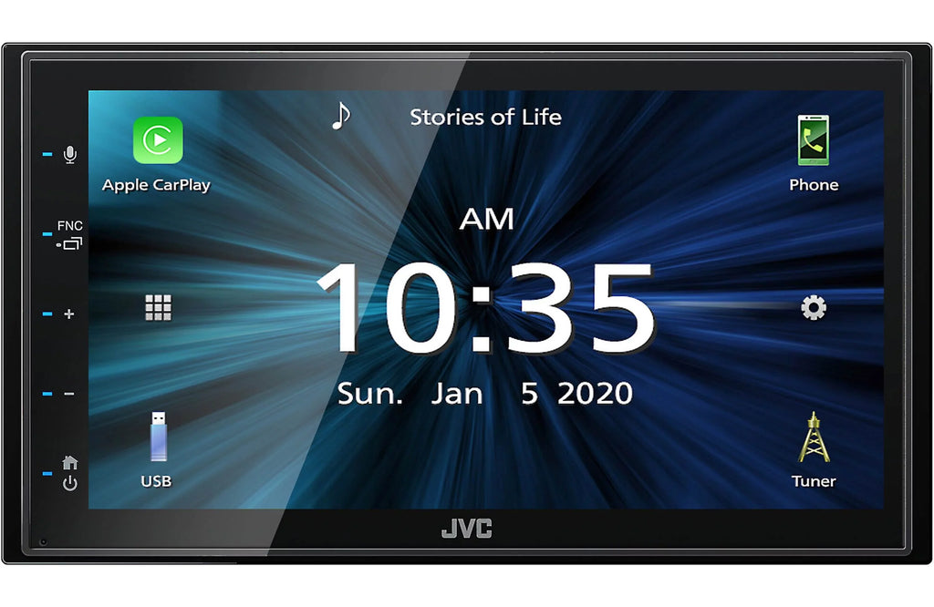 Rearview fixed Camera Holder Magnet Phone Touchscreen & KW-M56BT JVC 6.75" Digital Monitor+Absolute Multimedia w/ Receiver CAM900