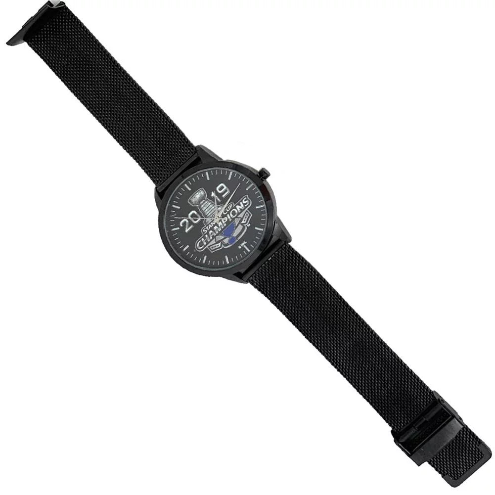 Blues Band Black St Watch Time Mesh Modern Statement Louis Game 2019 Champions