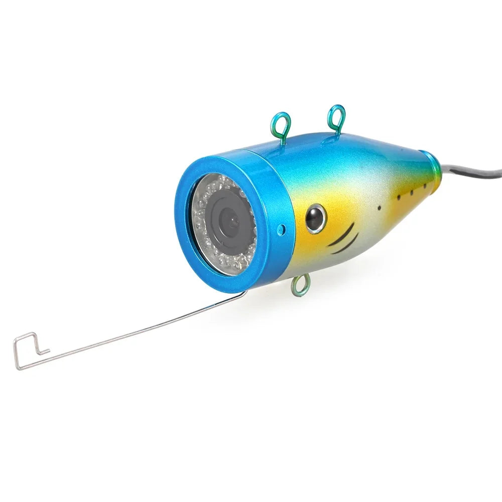 Cable 24 Waterproof Ice 1200TVL Fishing Fish 15m30m50m with Boat Fishing LEDs Accessories Shape Underwater