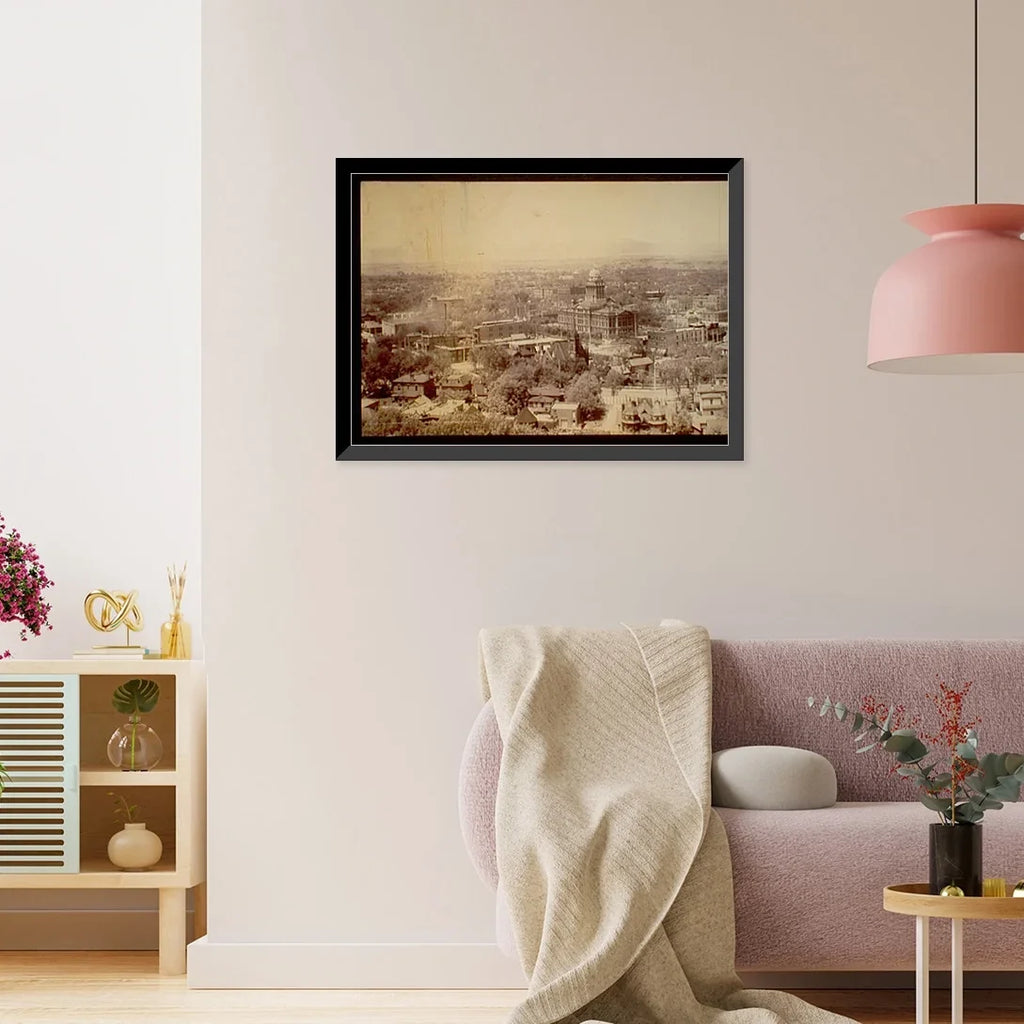 21-7/8" 17-7/8" x Historic of Denver Framed Panorama - 2, Print,