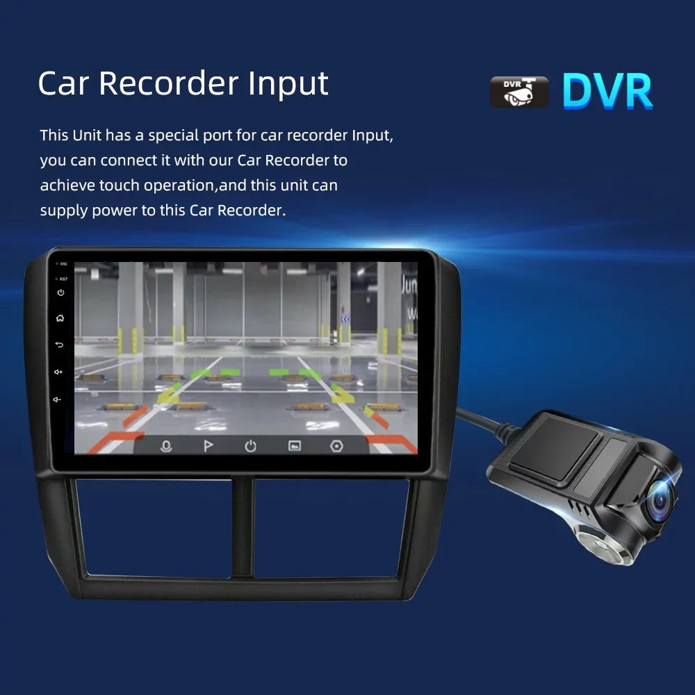 Carplay Player Car for GPS Android Bluetooth Subaru Forester Auto Android 9 Navigation Car Radio 2008-2012 JMANCE inch 10