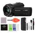 | Extended HD Sensor, Pixel Panasonic Advanced with 1/2.3 Capture Accessories Camcorder, Years BSI Inch Full Bundle HDR Warranty | (Black) HC-V785K Zoom, 3 20X HC-V785K Optical Panasonic