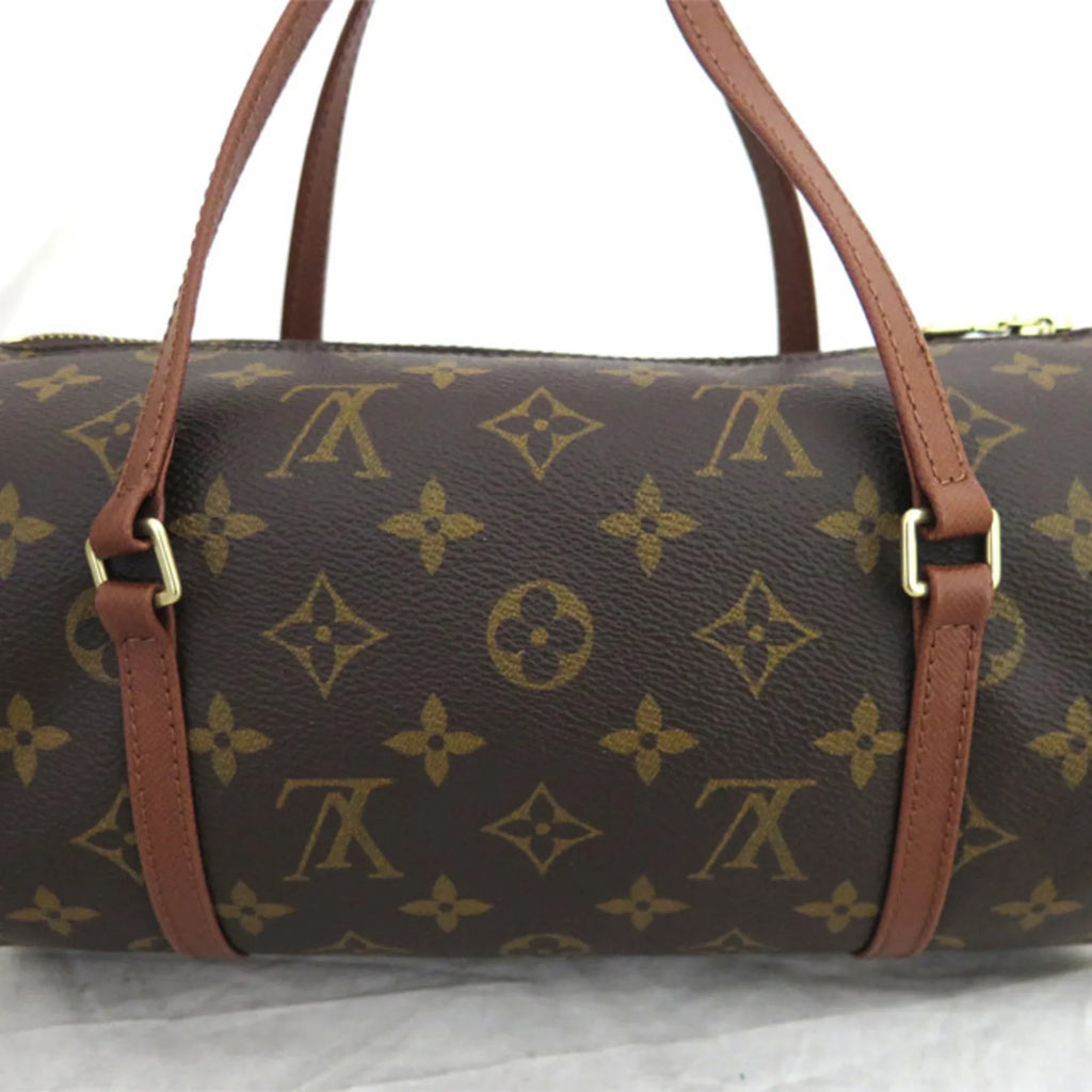 Louis Handbag Monogram M51366 Vuitton VUITTON Pre-Owned Brown Canvas Papillon (Good) Women's LOUIS