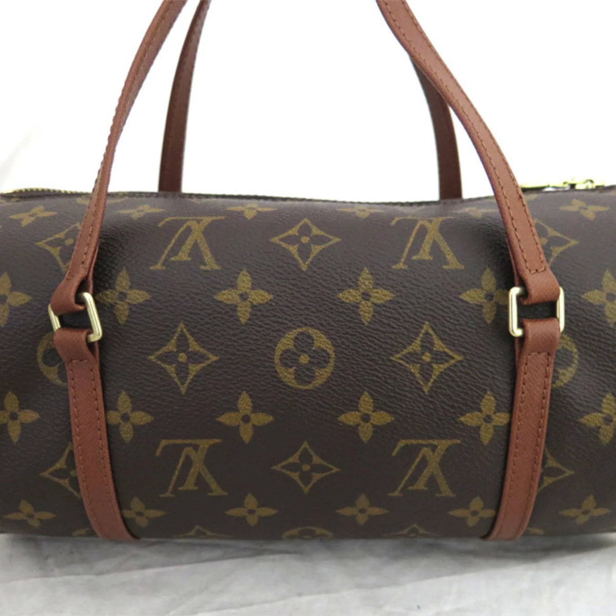 Louis Handbag Monogram M51366 Vuitton VUITTON Pre-Owned Brown Canvas Papillon (Good) Women's LOUIS