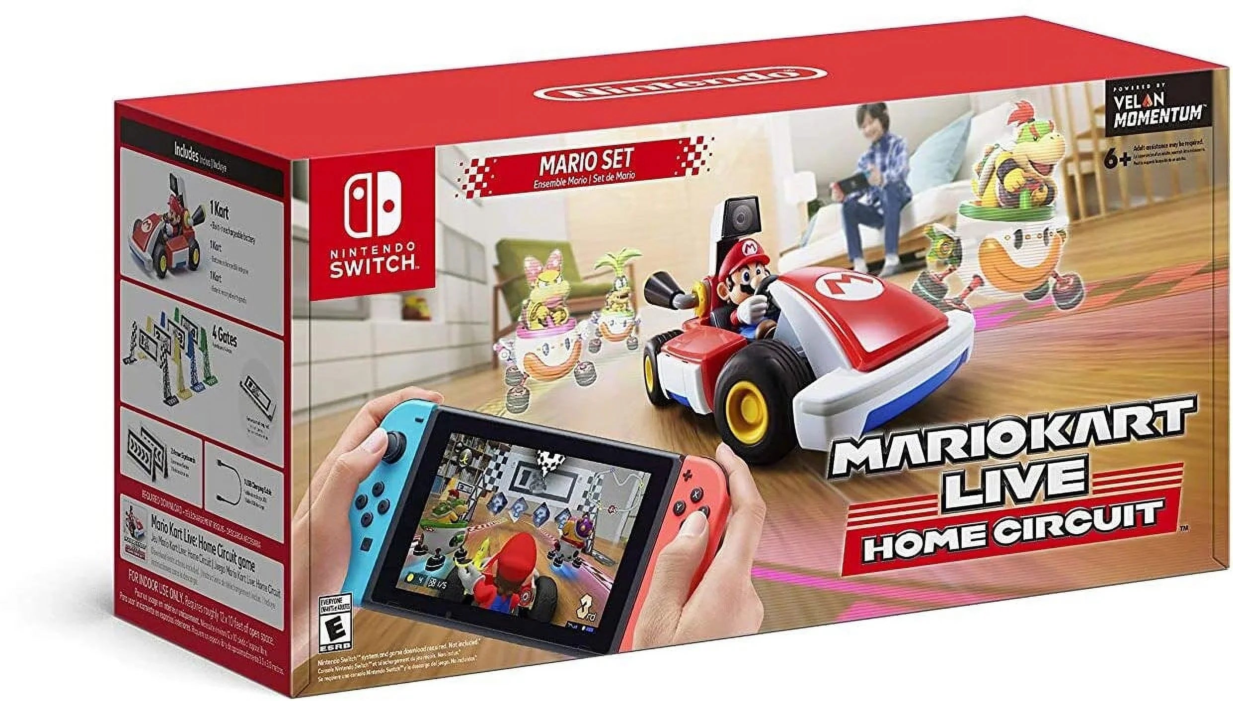Set - Kart Mario -Mario Home Circuit Switch Live: Nintendo