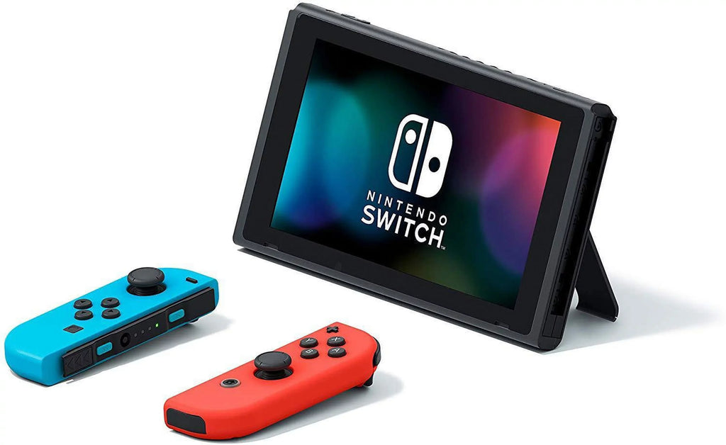 12 Case + Switch Blue&Red Neon Month Carrying Membership Joy-Con + Nintendo