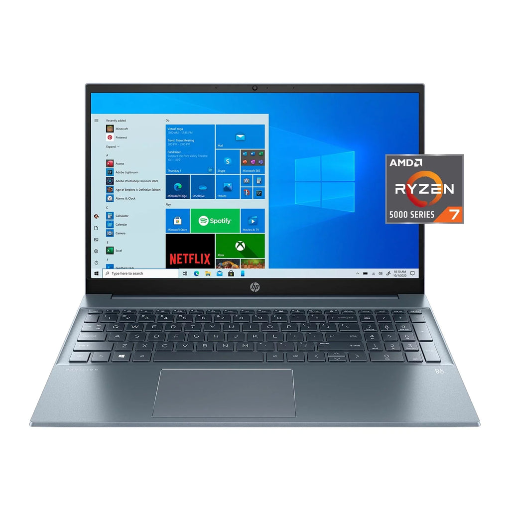 Horizon Blue, 8GB 15.6" Windows 11, SSD, Pavilion Ryzen HP RAM, 15-eh1070wm 7-5700U, AMD FHD, 512GB