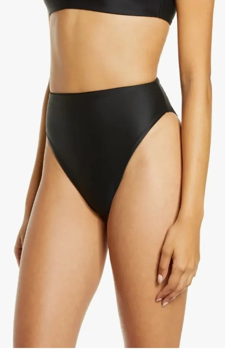 Size Medium Incline Nordstrom, Bottoms at Bikini in Black JADE Swim