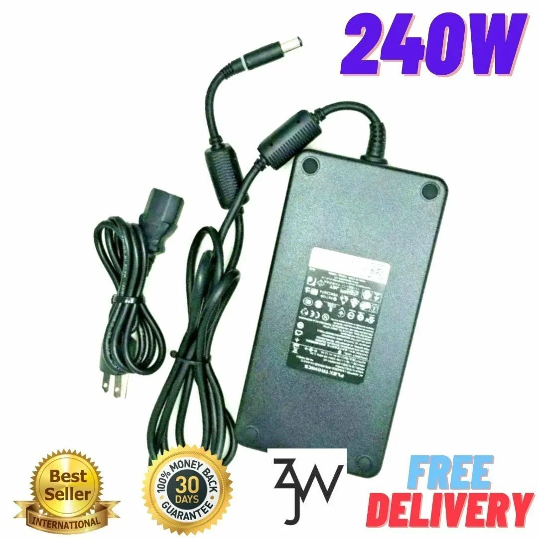 Lot 12.3a 240W 19.5v R4 17 charger Adapter laptop AC of Dell R3 10 R5