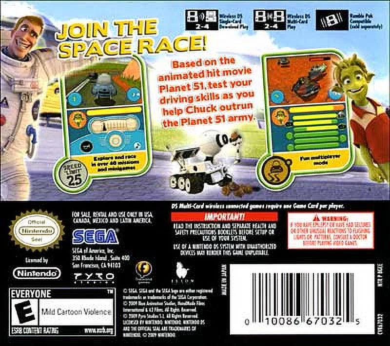 Planet The 51: Sega Game, No