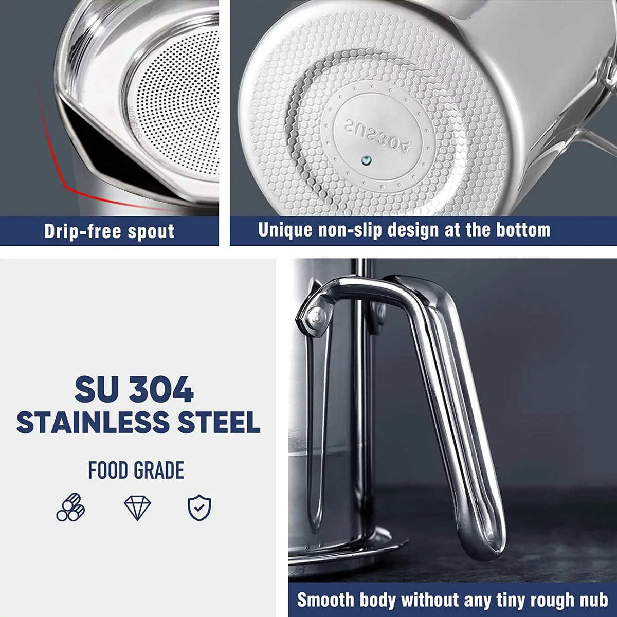 / fl Frying Oil Mesh 2L Tray,for Steel Strainer & Lid Strainer Grease Can Non-slip 67.6 Dust-proof Cooking Oil oz,Food Container,with Storing Strainer Fine Oil Storage Pot Grease Stainless