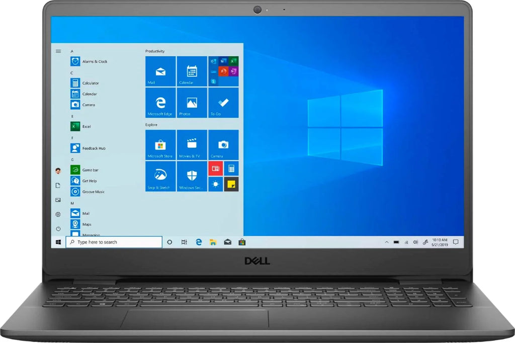 Card, Core i5-1035G1, 10, Webcam, HDMI, Inspiron 15.6"FHD with RAM, MiTech Intel DDR4 Touch Laptop, 512GB Bluetooth, Windows Dell USB 12GB WiFi, 32GB SSD, Black