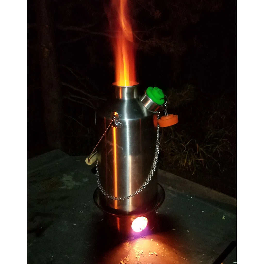 (Small) - Aluminum Anodized Trekker Basic Kit Kettle Kelly