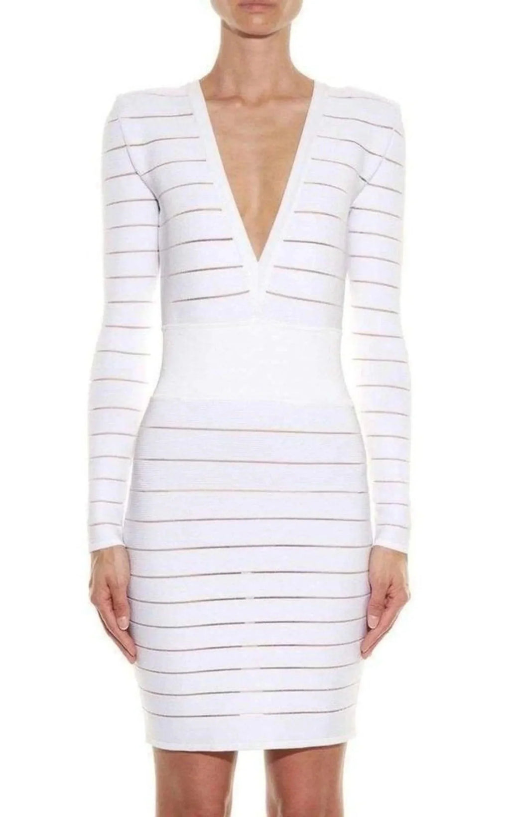 Dress Knit Deep V-Neck