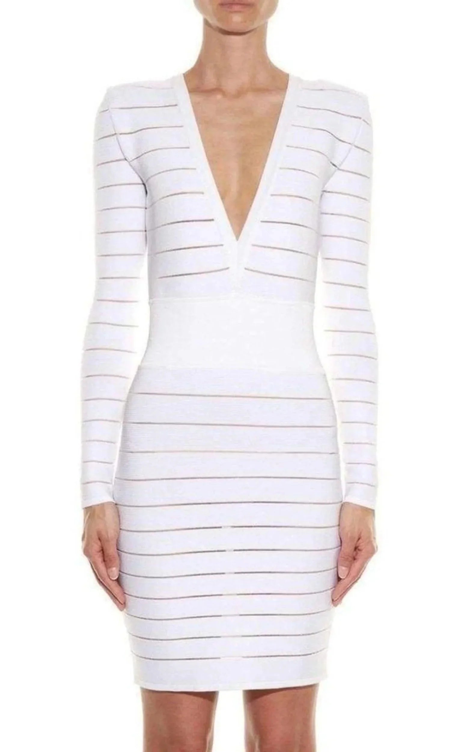 Dress Knit Deep V-Neck