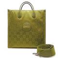 Gucci Off Grid Recycled The Tote Nylon Ladies Only) GG Green Pre-Owned (Day Lining Forest 696043 (Good) Bag Medium