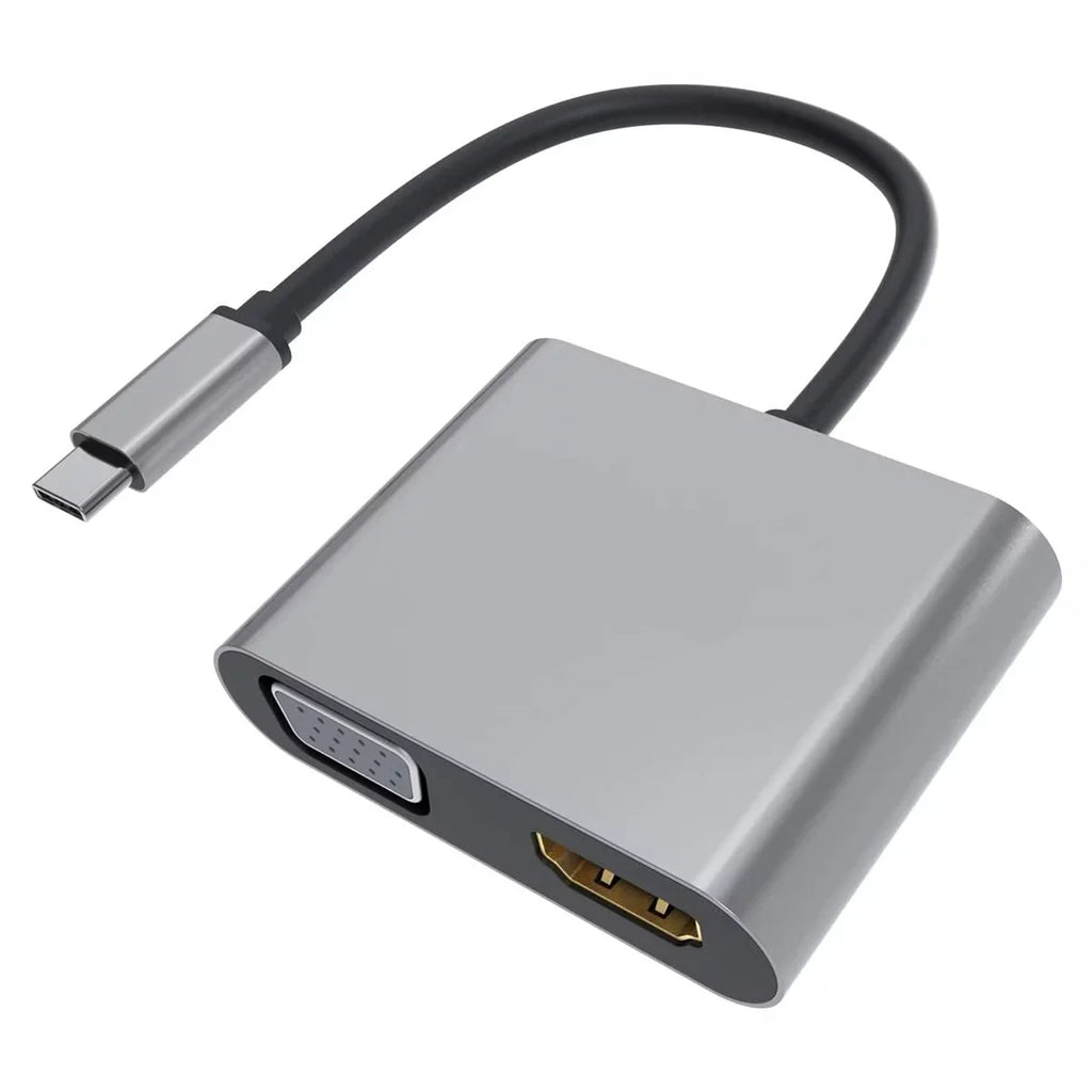 Samsung Video Adapter Converter Cable S8/S9/FE/Plus USB-C Hub for Galaxy Tab Splitter TV Tablets HDTV Video HDTV Projector to - VGA