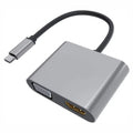 Samsung Video Adapter Converter Cable S8/S9/FE/Plus USB-C Hub for Galaxy Tab Splitter TV Tablets HDTV Video HDTV Projector to - VGA