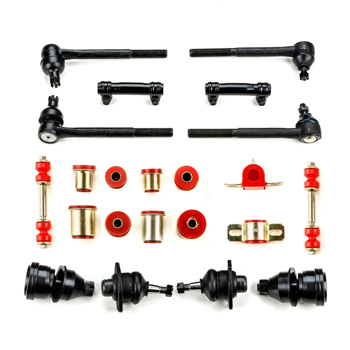 Chevrolet Front Full Red 1979 Suspension Poly Rebuild End Kit 1977 - Fits Size