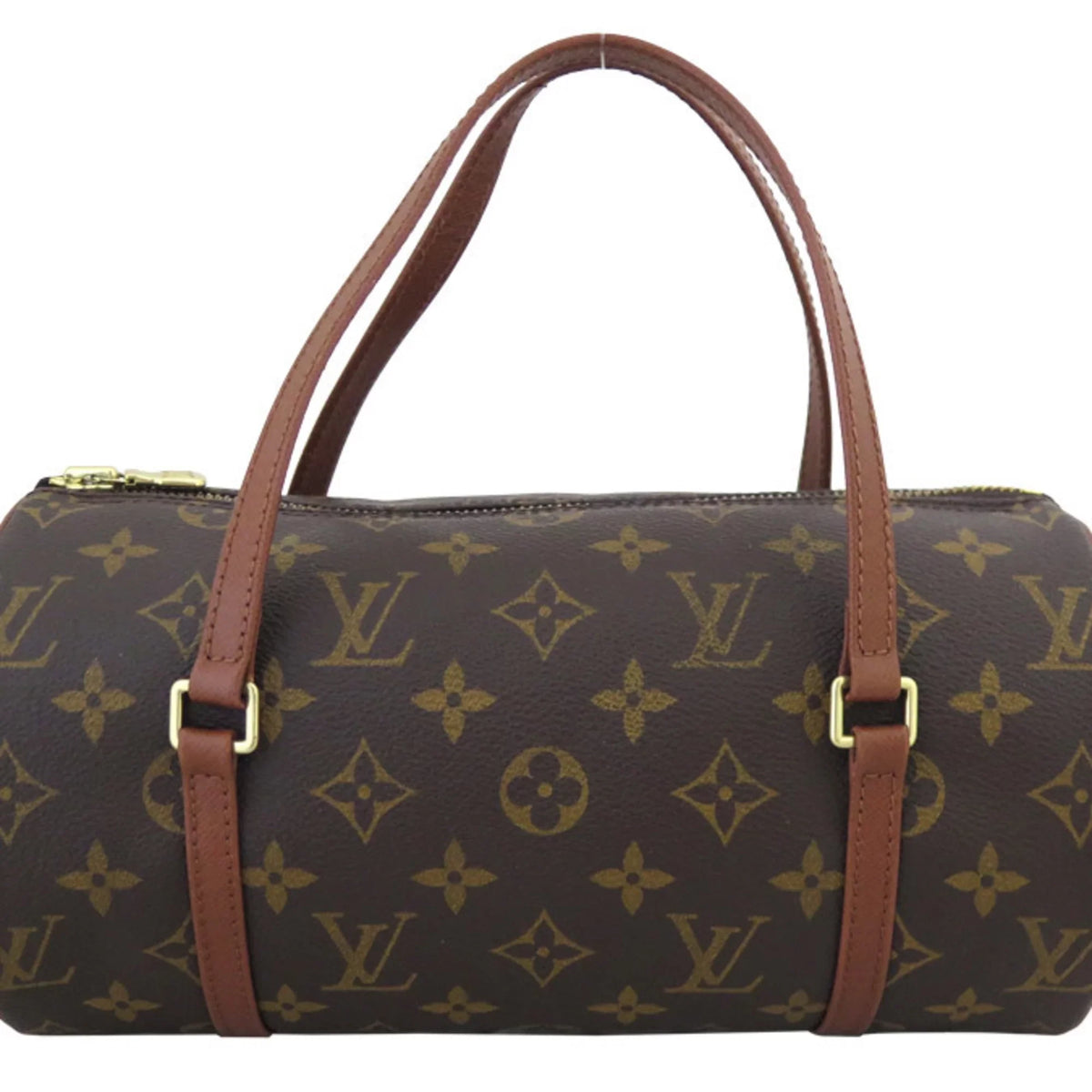 Louis Handbag Monogram M51366 Vuitton VUITTON Pre-Owned Brown Canvas Papillon (Good) Women's LOUIS